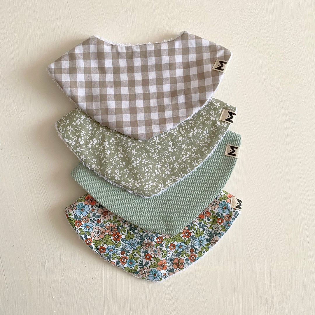 Bandana vichy beige