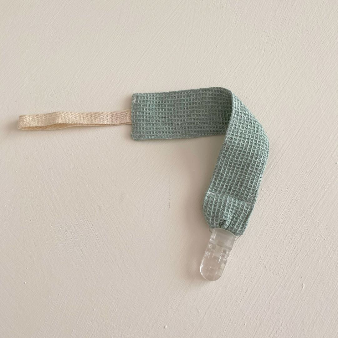 Chupetero piqué menta