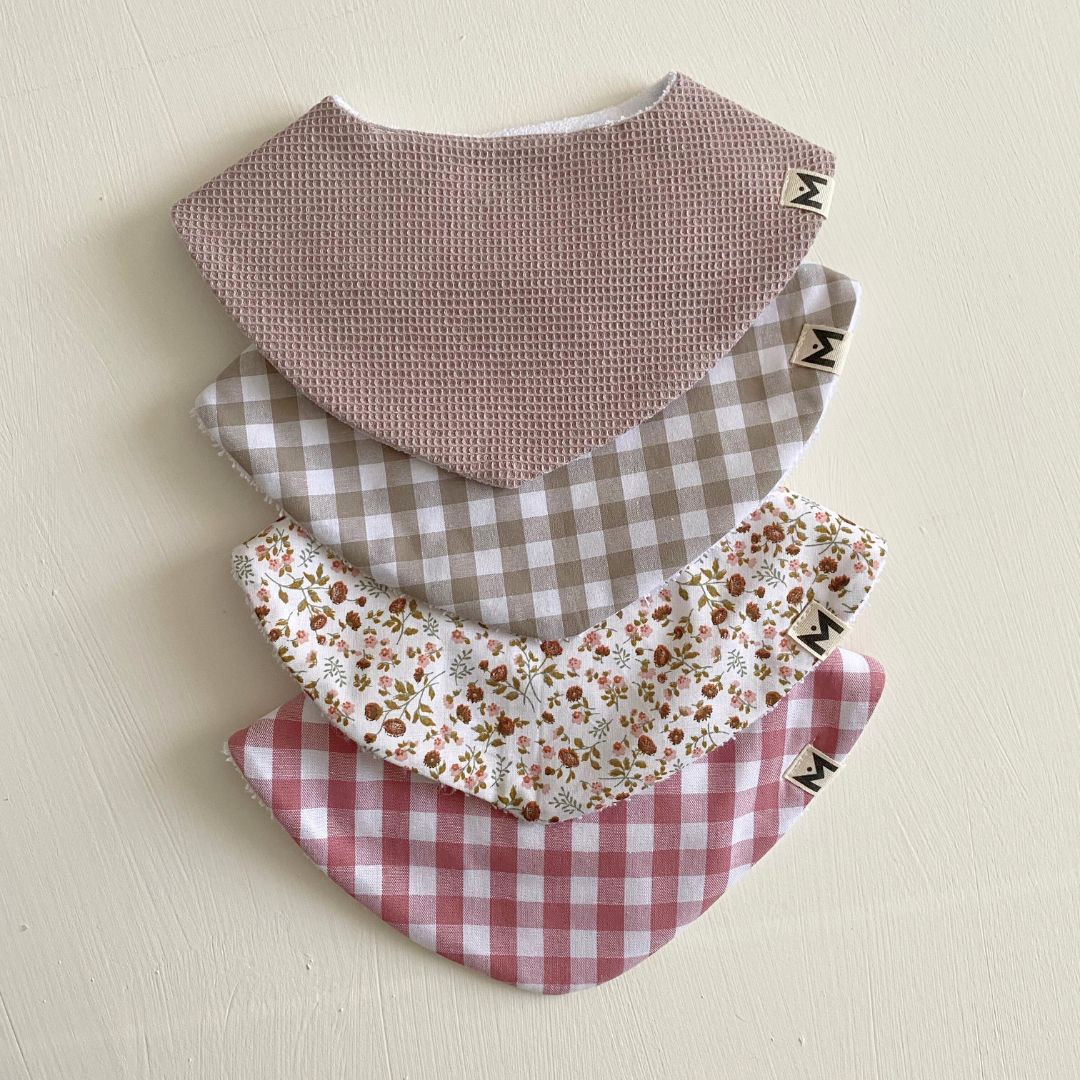 Bandana vichy beige