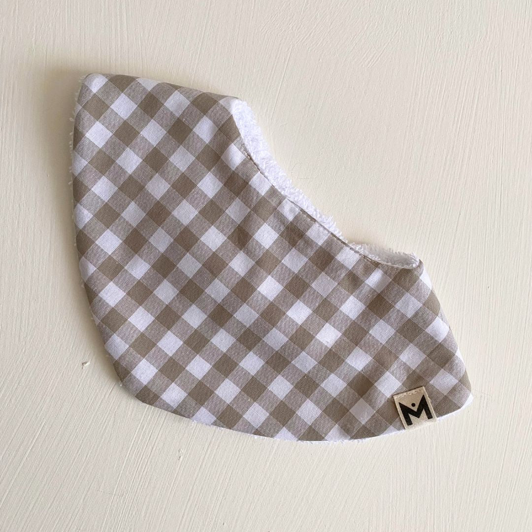 Bandana vichy beige