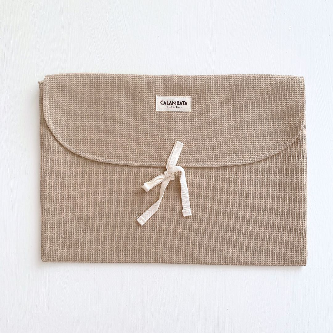 BOLSA MUDA PIQUÉ BEIGE