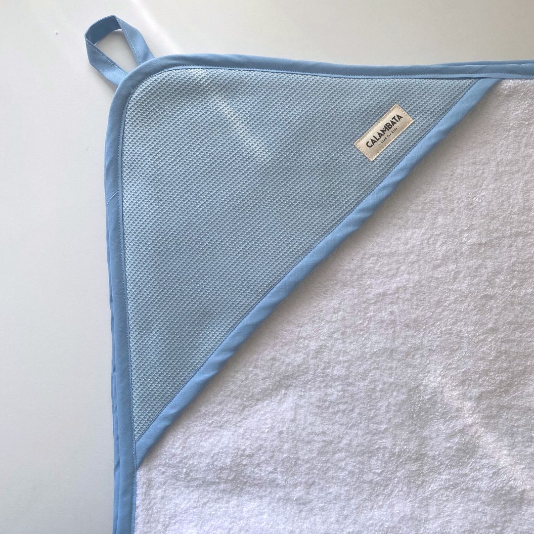 Toalla Capa Piqué Azul