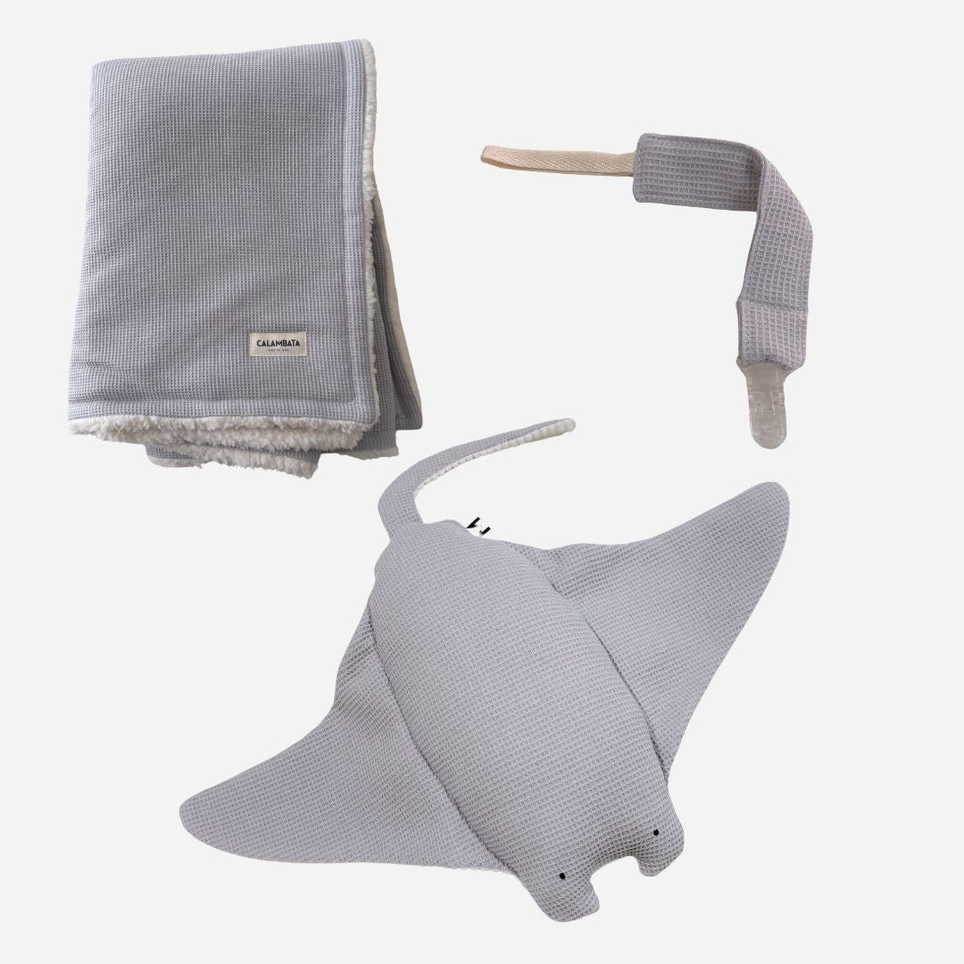 Pack Peluche Sensorial Invierno Mantarraya Maya