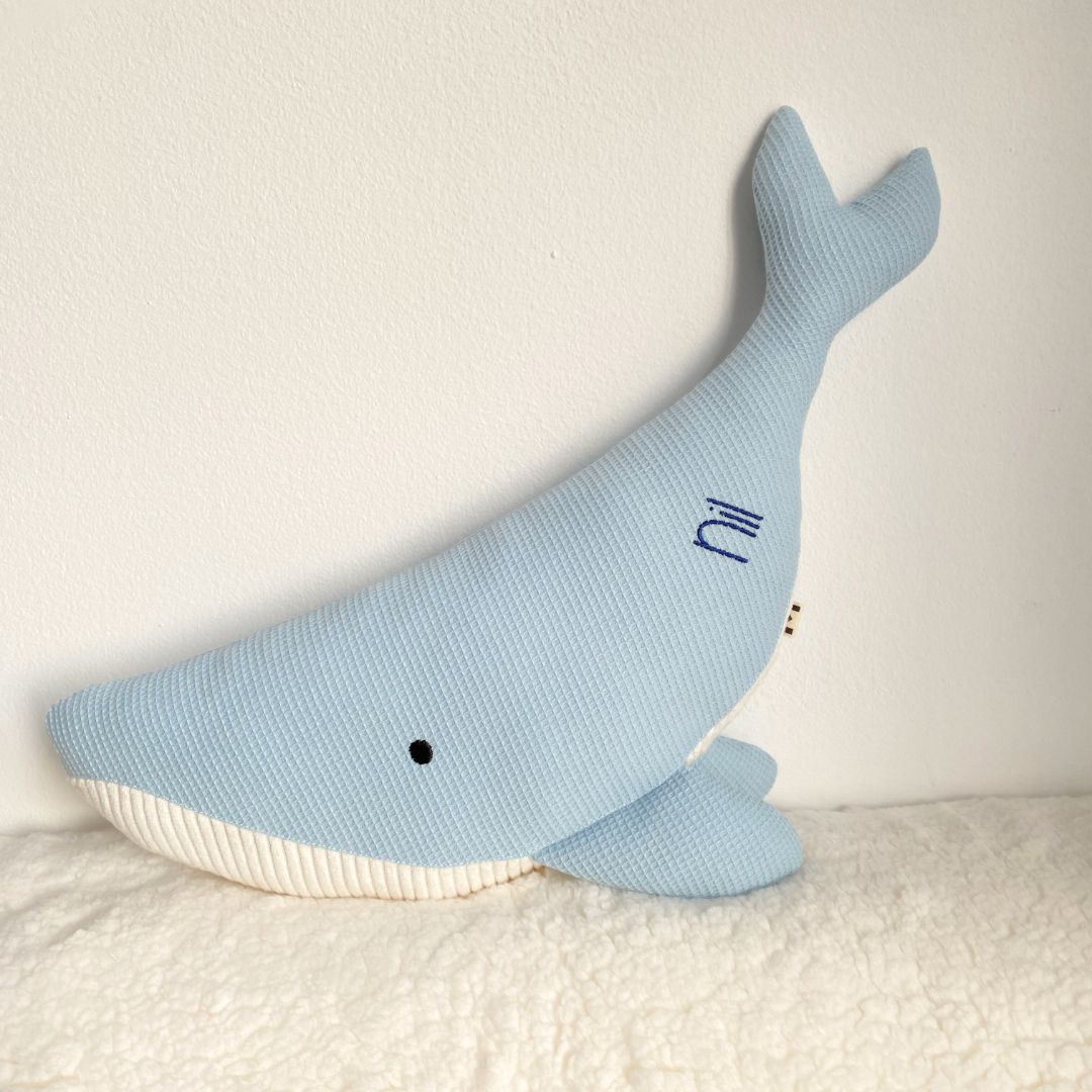 Peluche de ballena azul online