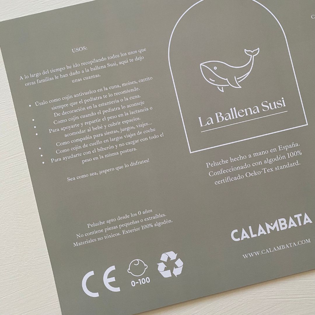 Peluche de Apego Ballena Susi