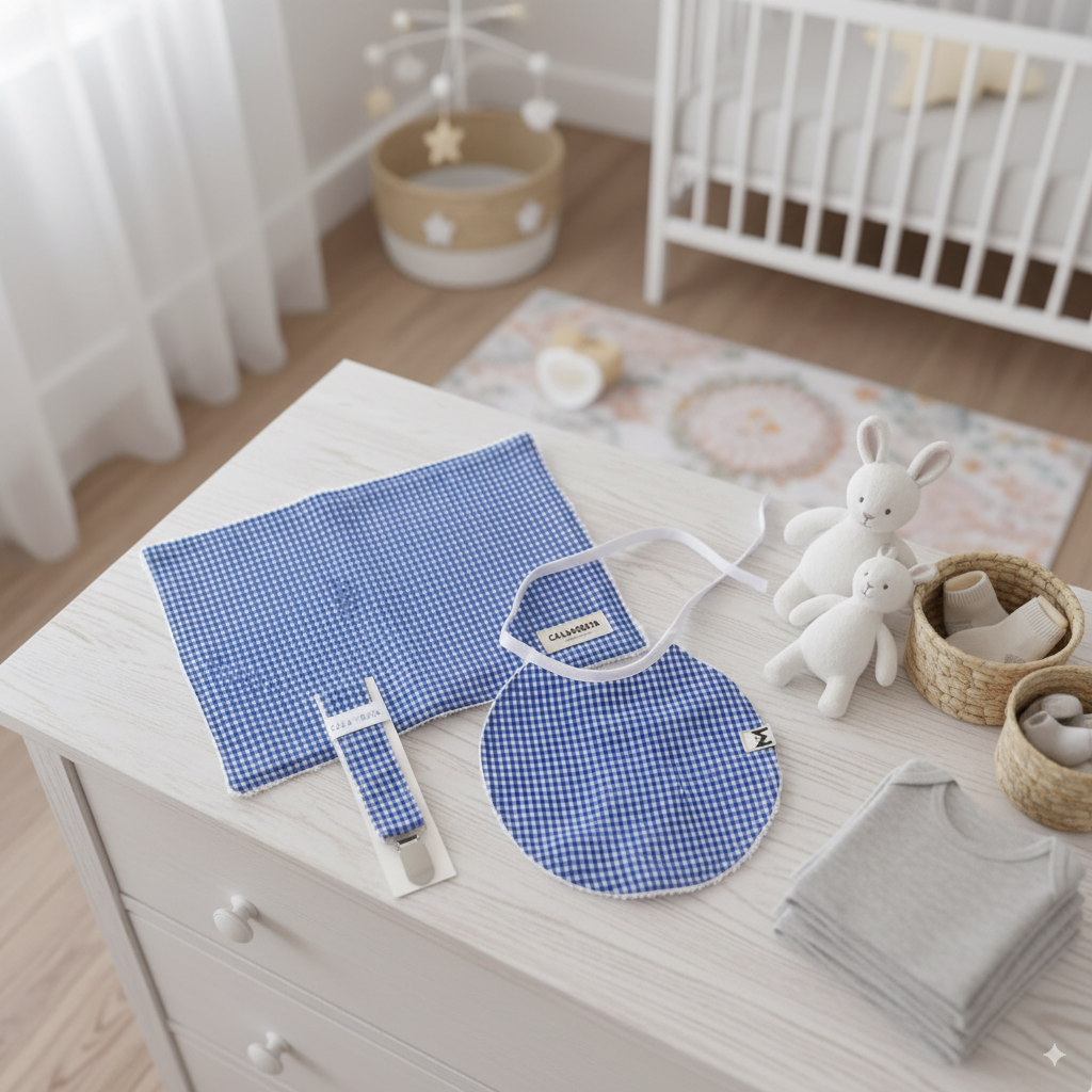 Pack mini vichy navy
