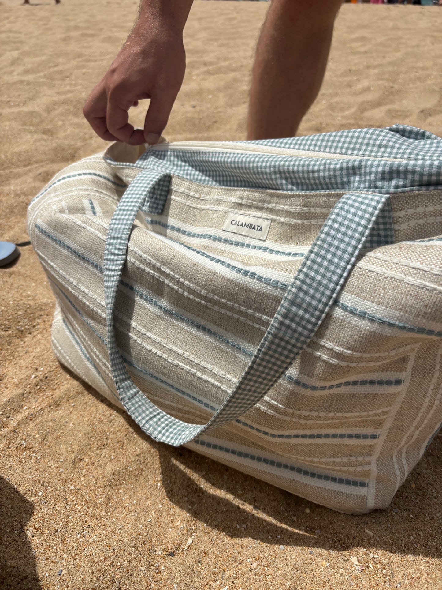 Bolso playa XL azul