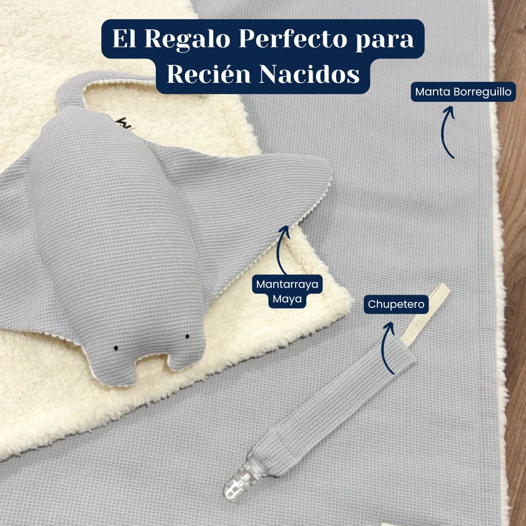 Pack Peluche Sensorial Invierno Mantarraya Maya