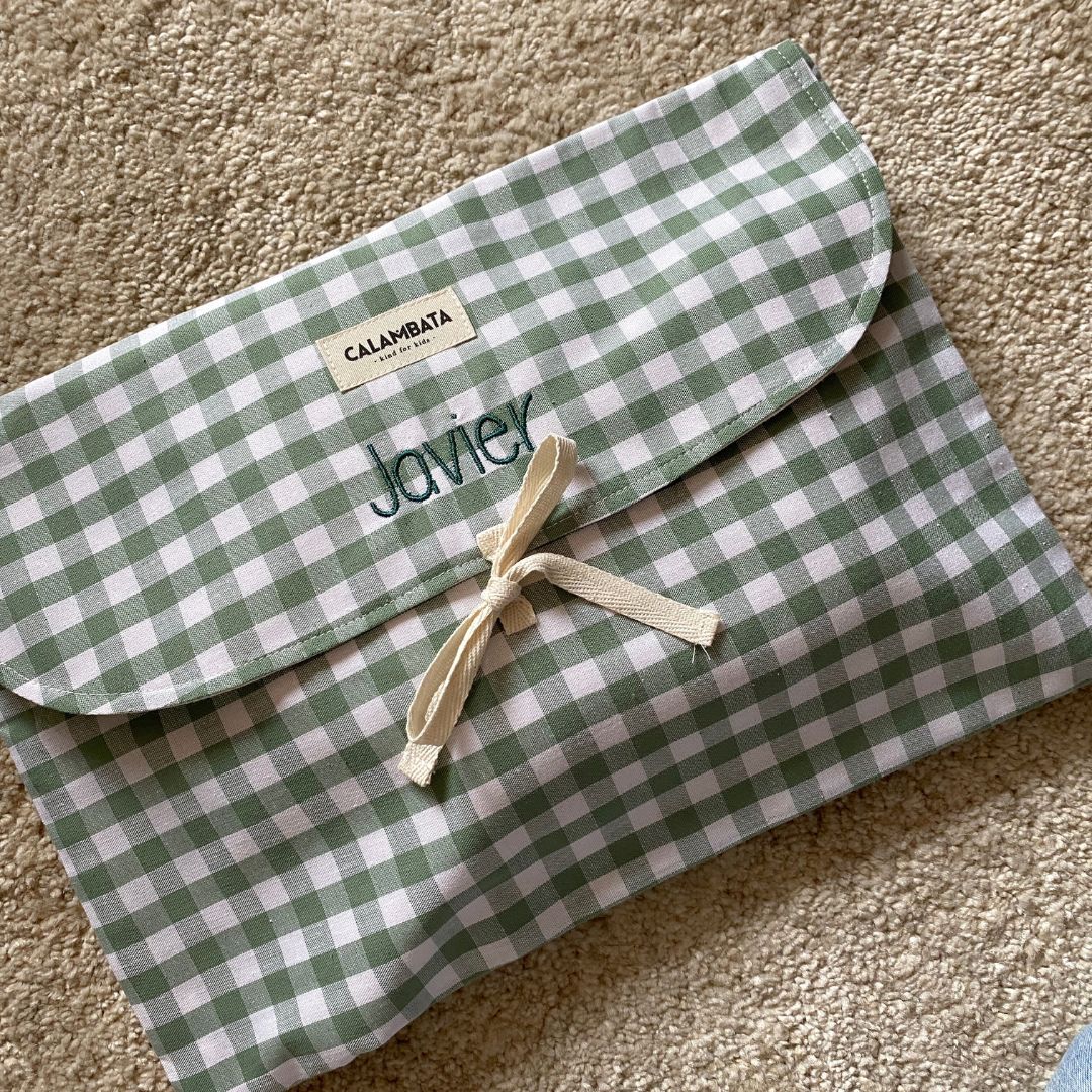 BOLSA MUDA VICHY VERDE