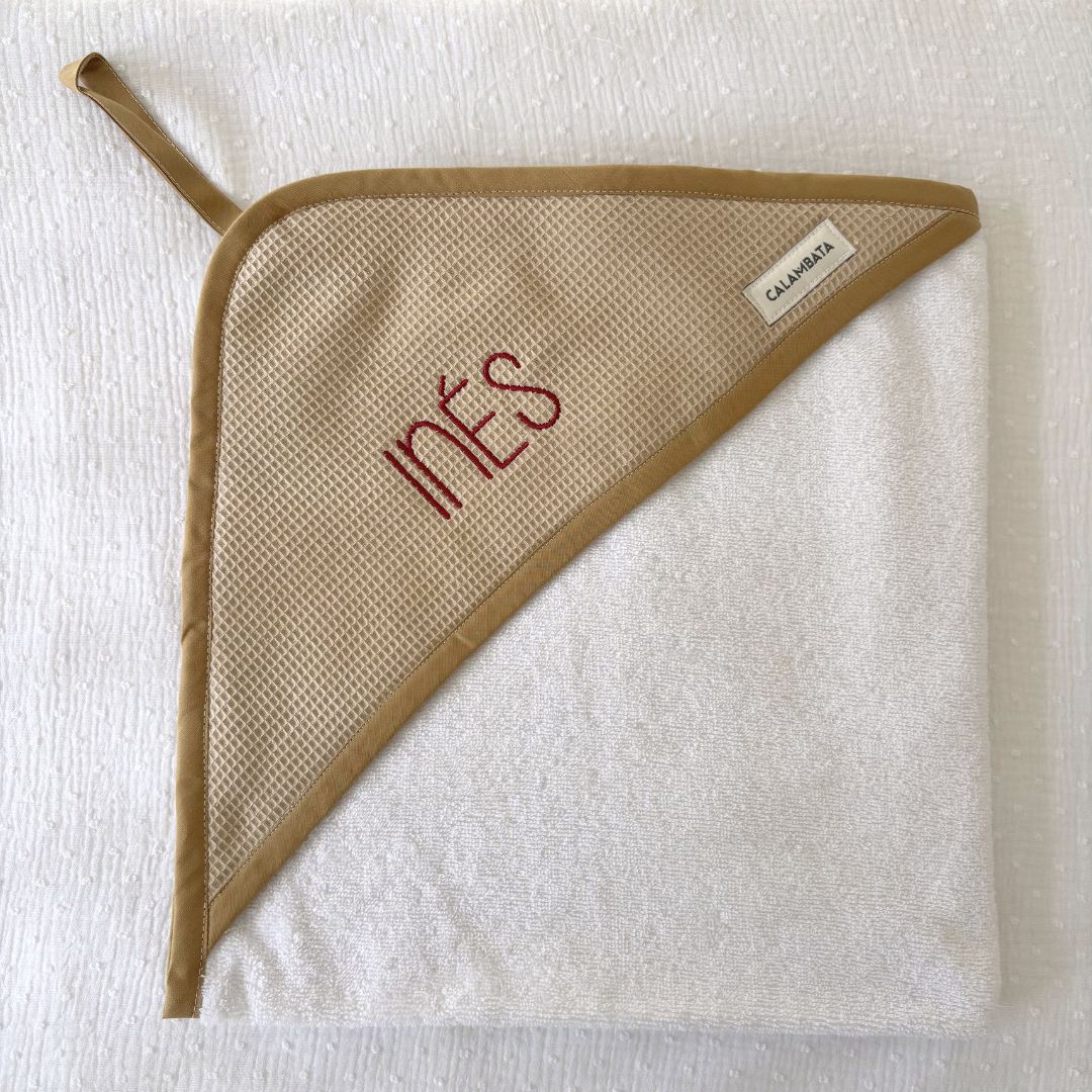 Toalla Capa Piqué Beige