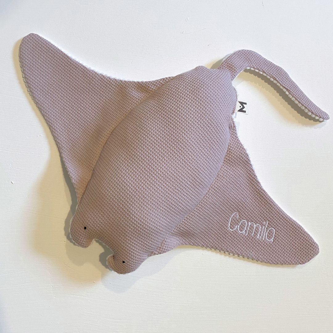 Peluche Sensorial Mantarraya Maya - ROSA