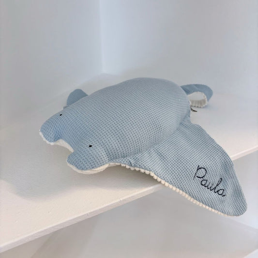 Peluche Mantarraya Maya azul Paula