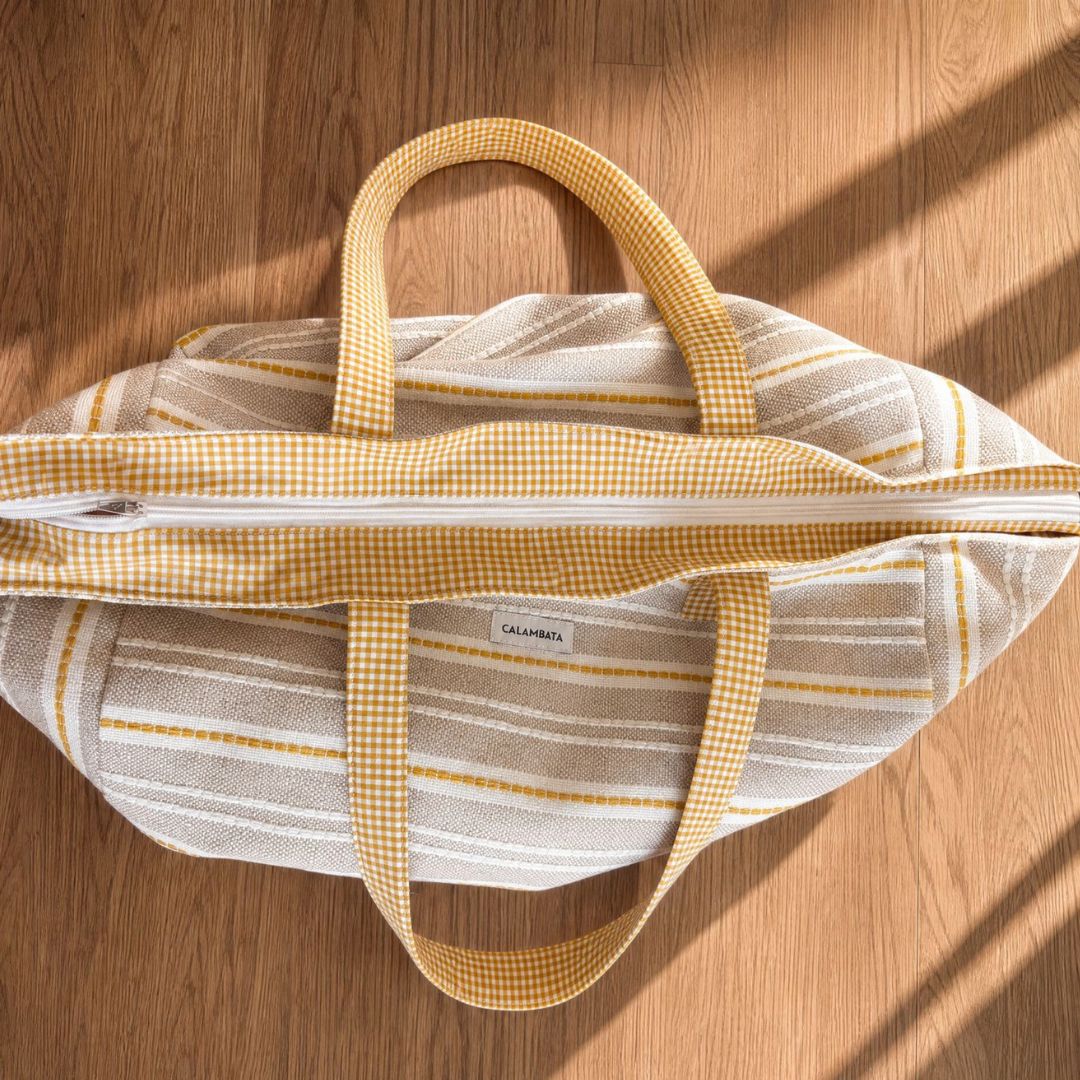 Bolso playa XL mostaza