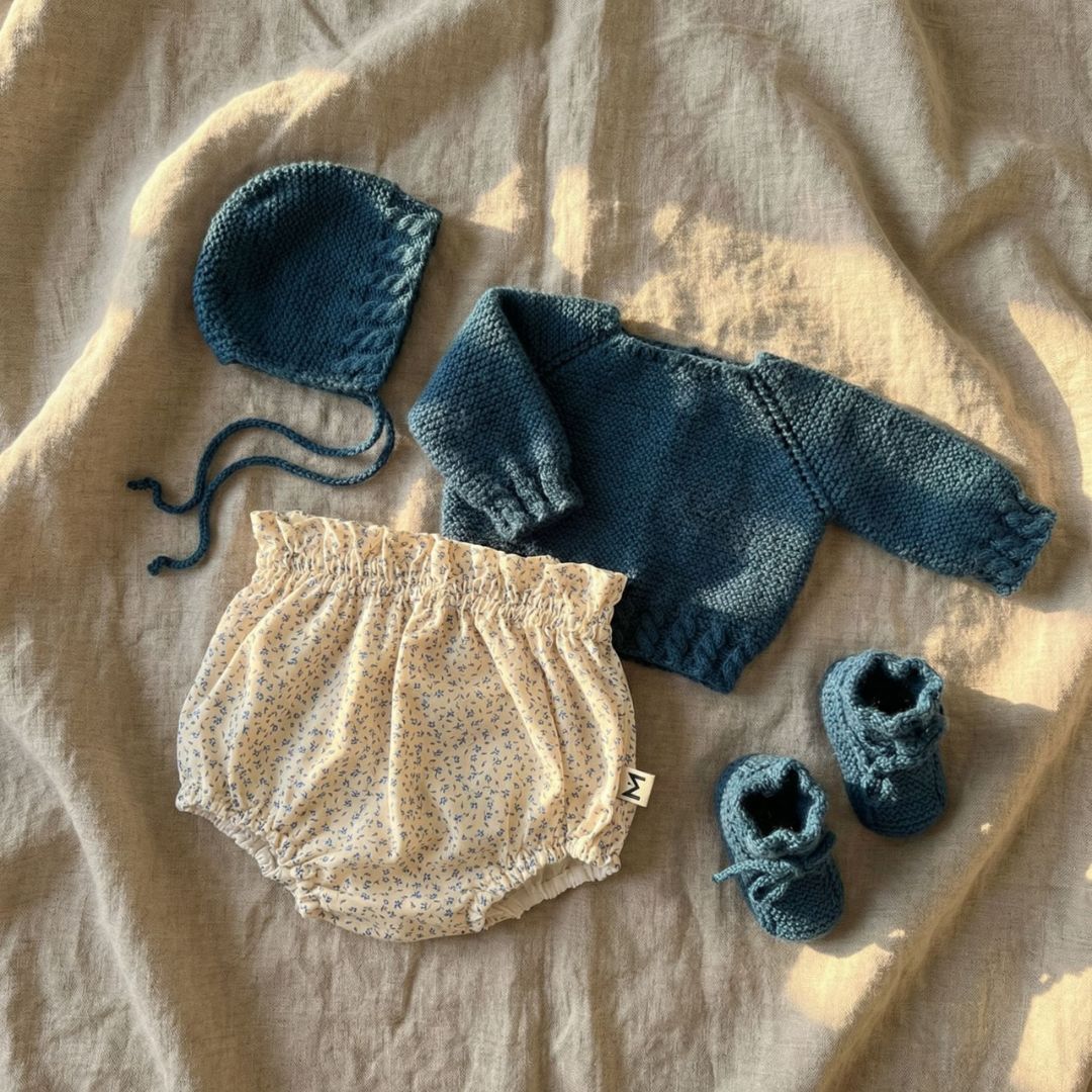 Conjunto de punto azul