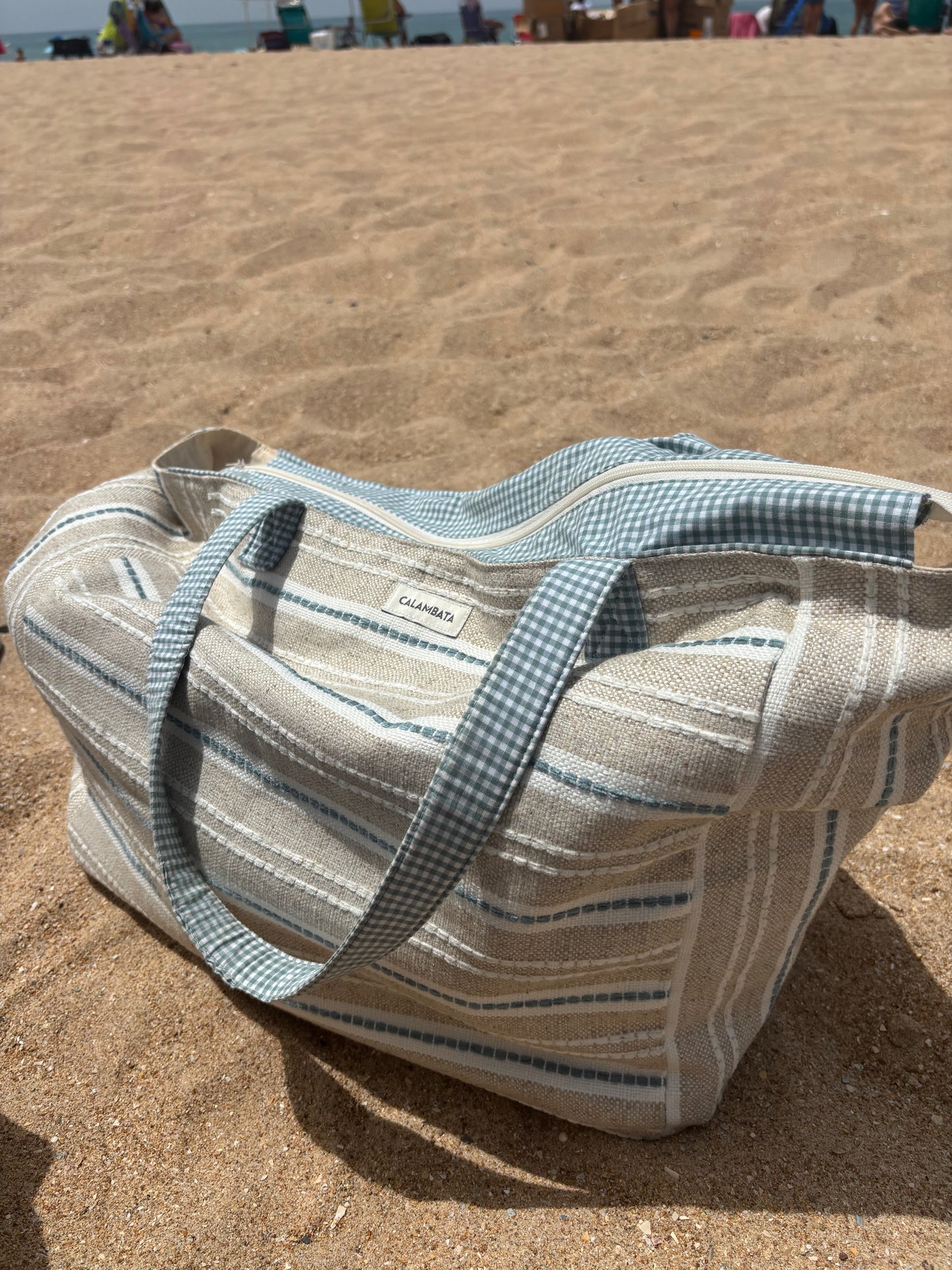 Bolso playa XL azul