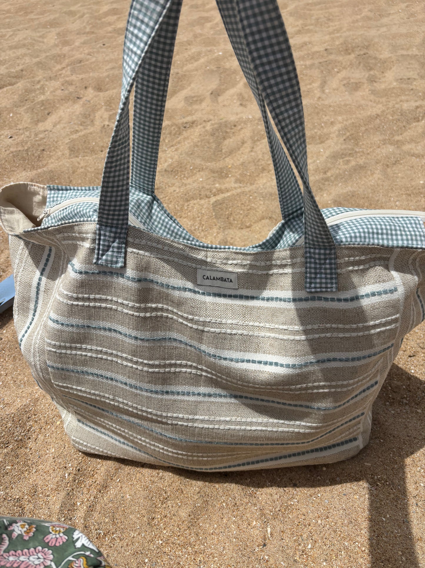 Bolso playa XL azul