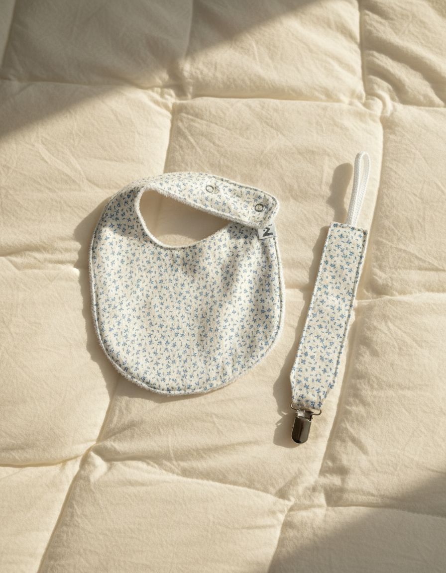 Pack Regalo welcome baby: Peluche ballena Susi personalizada + babero + chupetero