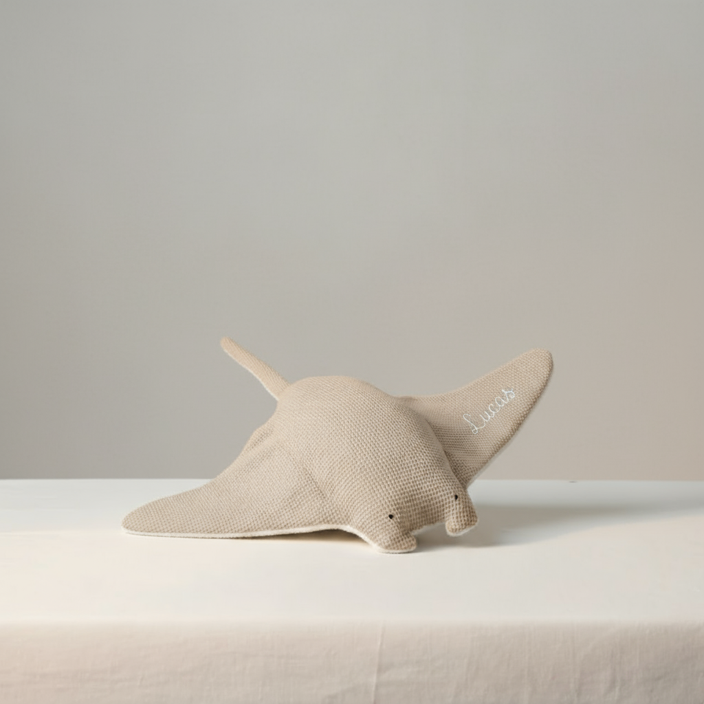 Peluche Sensorial Mantarraya Maya - BEIGE