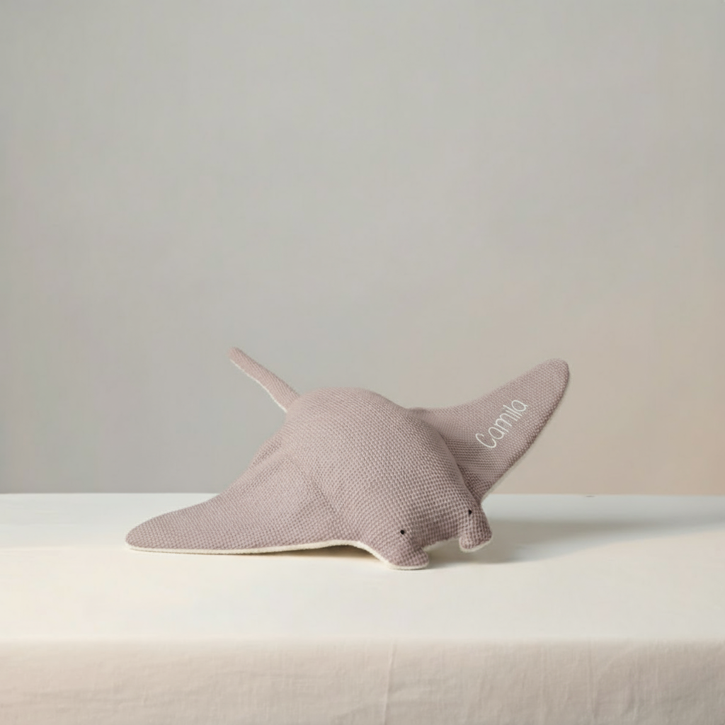 Peluche Sensorial Mantarraya Maya - ROSA