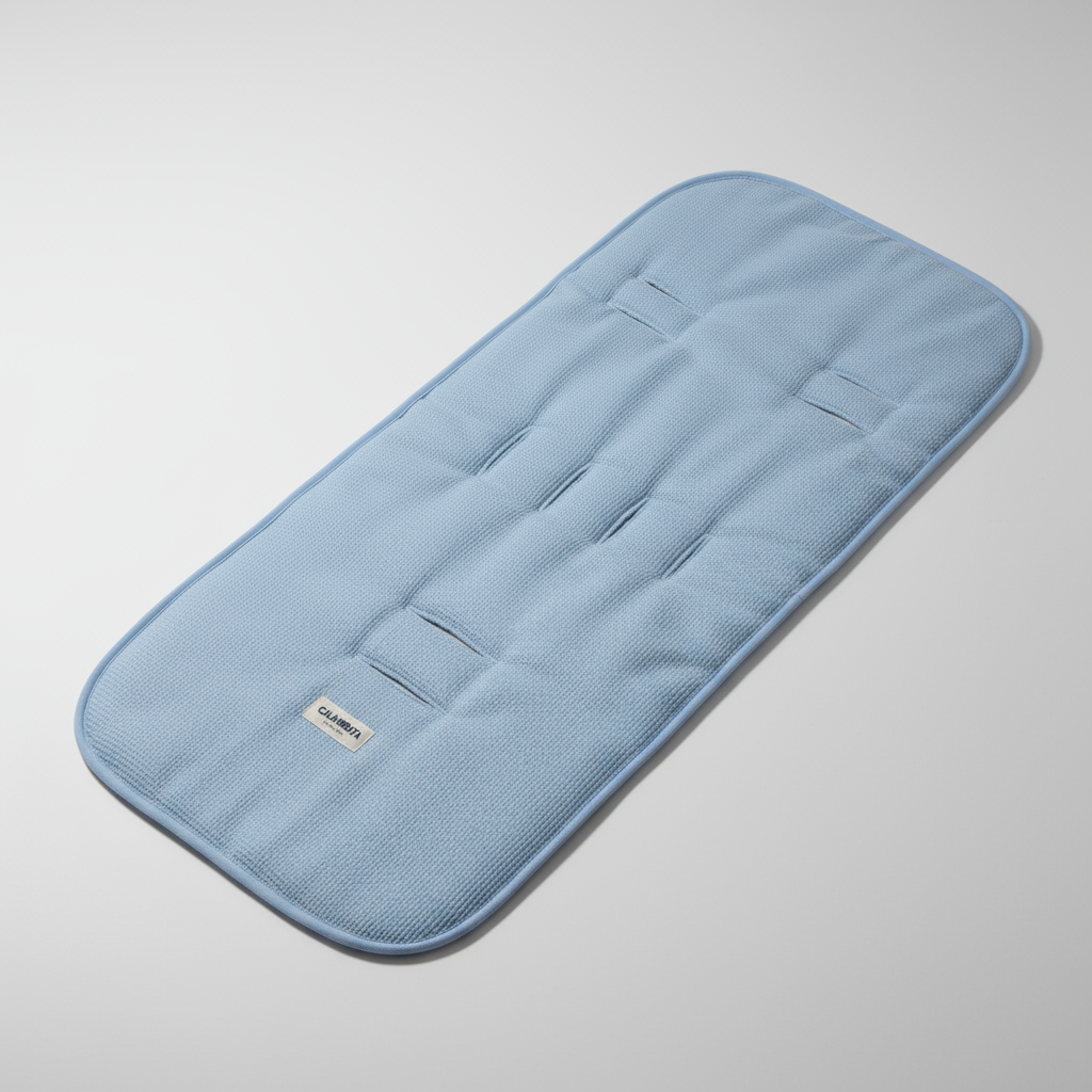 Colchoneta universal piqué azul