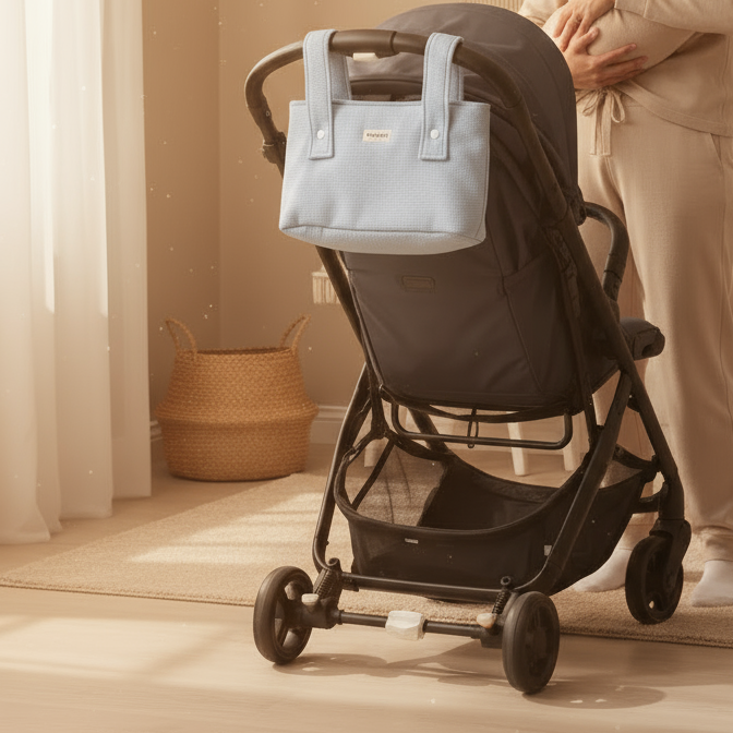 Bolso carro pique azul