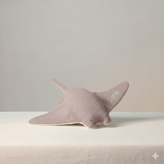 Peluche Sensorial Mantarraya Maya - ROSA