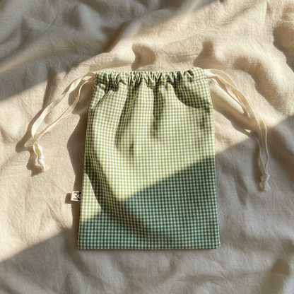 Bolsa merienda vichy Manzana