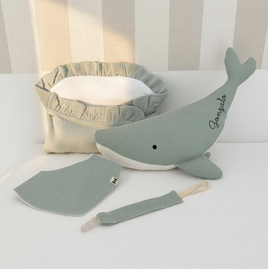 Pack arrullo: peluche + arrullo + bandana + chupetero